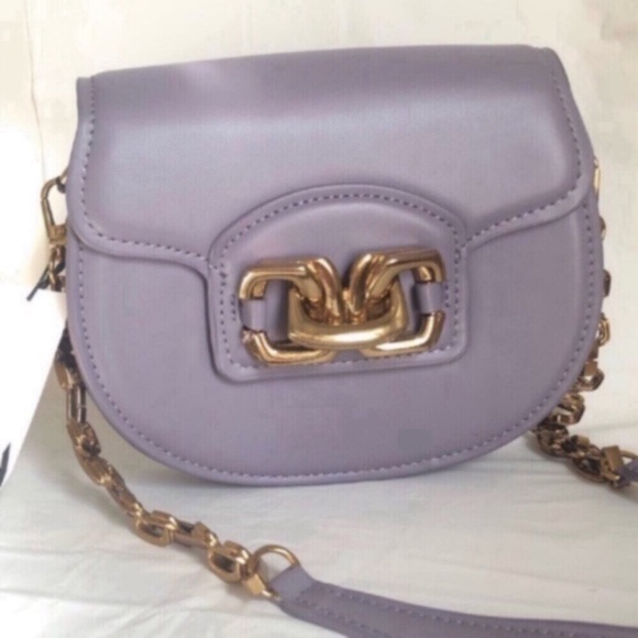 Zara Purple Saddle Bag - Picture 3 of 17